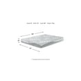 thumbnail image 6 of Signature Design by Ashley 8 Inch Memory Foam California King Mattress, White, 6 of 6