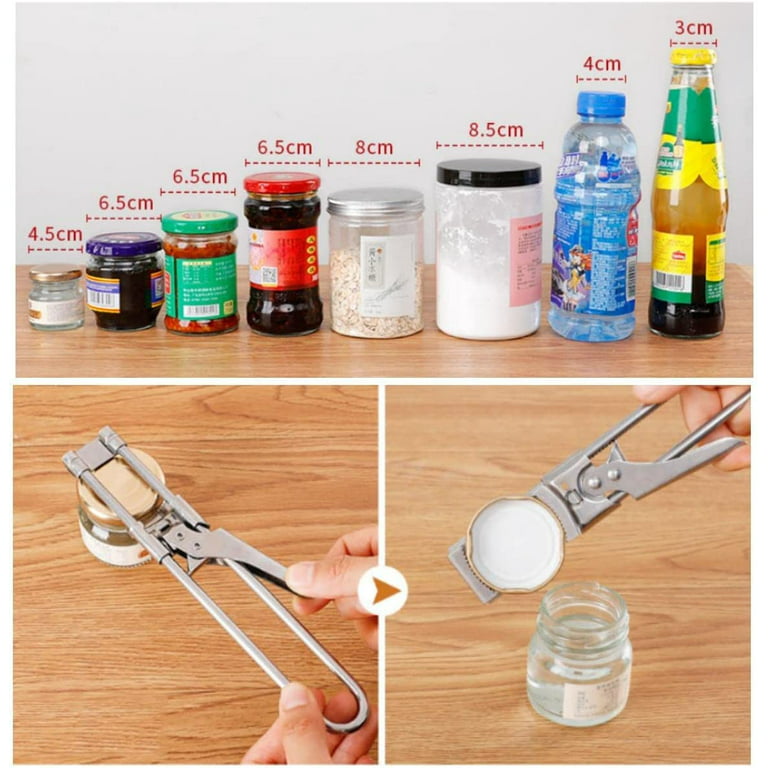 1pc 4-in-1 Multifunctional Jar Opener for Hands and Weak Hands - Easy to  Use Lid Opener, Can Opener, and Bottle Opener