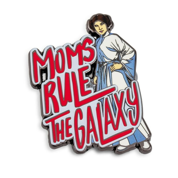 Star Wars Princess Leia "Moms Rule The Galaxy" Enamel Pin