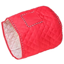 Minkissy Red Air Fryer Cover with Convenient Pockets, Machine Washable, , Fits 8QT Air Fryer Models, Storage Organizer