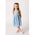 thumbnail image 2 of Hope & Henry Girls' Bow Shoulder Swing Dress, 2 of 3