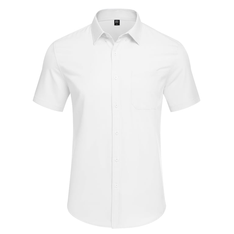 Gents Bliss Men's Short Sleeve Casual Oxford Shirt photo 4