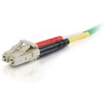 thumbnail image 2 of C2G 1m LC-LC 62.5/125 OM1 Duplex Multimode PVC Fiber Optic Cable - Green - patch cable - 3.3 ft - green, 2 of 2