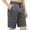 Dark Gray #3, variant on WULMLEO Women's Drawstring Hiking Shorts 8" Quick Dry Lightweight Athletic Shorts with Pockets Outdoor Golf Active Cloth Red S