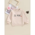 thumbnail image 2 of Bslissey Little Girl Boy Valentine's Day Sweatshirt Long Sleeve Letter Print Pullovers Toddler Kids Loose Hoodie Spring Fall Clothes for Casual Daily 3T 4T 5T 6T, 2 of 8