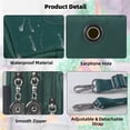 thumbnail image 5 of JANKS Women Small Crossbody Bags Nylon Over Shoulder Purses Zipper Closure Travel Purse Roomy Design for Phone and Essentials with Adjustable Strap, 5 of 6