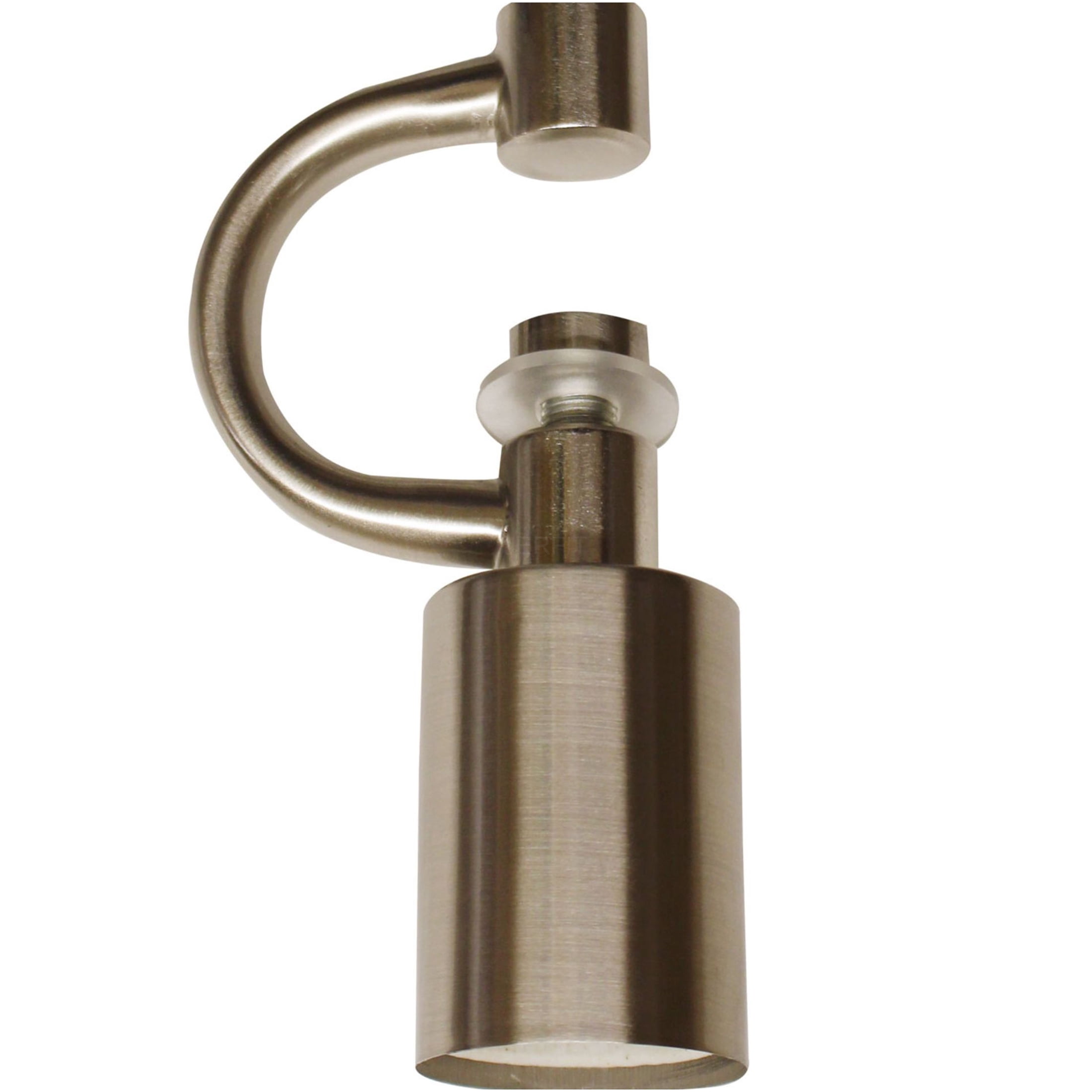JERFIT Vintage Industrial Pendant Light with Linen Shade, Single Bulb Hanging Fixture in Brushed Nickel for Kitchen Island, Dining Room, Bedroom