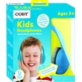 thumbnail image 2 of Coby Wired Kids Headphones | Lightweight Earphones with Microphone | Volume Limiting 85dB | Headset for Children| Isolation | On-Ear Kids Headphones for Kids for School (Blue), 2 of 5