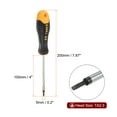 thumbnail image 2 of Triángulo Destornillador 2,3mm Magnético Triangular Destornillador 4" CR-V Acero Eje Antideslizante Mango para Hogar Automotriz General Reparación, 2 of 5
