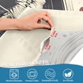 thumbnail image 5 of Yayeee Kitchen Curtains Tier Set of 2 Light Filtering 57"x36" Over Sink Window Panels, Beige Astronaut Space, 5 of 7