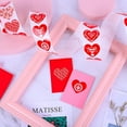 thumbnail image 4 of IDEANATEGRATE Heart Stickers Assorted Color 1 Roll 1.50X1.50X0.04In Paper, 4 of 10