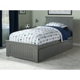 thumbnail image 6 of AFI Nantucket Twin Wood Platform Bed with Matching Footboard and Storage Drawers, Grey, 6 of 7