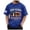 Blue, variant on Leey-World Mens 250th Anniversary Shirts American Flag Shirts for Men: 4th of July T Shirt 1776-2026 USA Patriotic Tee Tops(Blue,2XL)