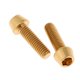 thumbnail image 5 of Pernos De Tornillos De Aleación De De Bicicleta De 2 (M6) Para Montaje En Jau De Fijación De Tapa De Vástago Dorado M6x20mm Baoblaze Tornillo de cabeza cónica cónica M6, 5 of 6