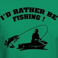 thumbnail image 3 of CafePress - I'd Rather Be Fishing ! Dark T Shirt - Men's Classic Graphic Cotton T-Shirt, 3 of 4