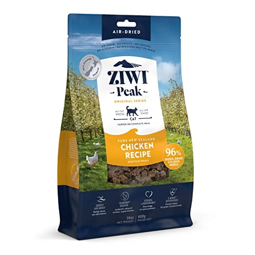ZIWI Peak Air-Dried Cat Food â Chicken - All Natural, High Protein, Grain Free, Limited Ingredient w/ Superfoods (14oz)
