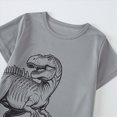 thumbnail image 4 of KPOPLK Toddler Baby Boy Summer Outfit Quick Dry T Shirt Shorts Set Sporty Summer Clothes(7-8 Years,Grey), 4 of 7