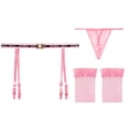 thumbnail image 1 of Culottes pour Femmes sous-Vêtements pour Femmes Strings Dentelle Bikini Culottes g-String String Extensible Porte-Jarretelles pour Femme sous-Vêtements String Taille Unique, 1 of 2