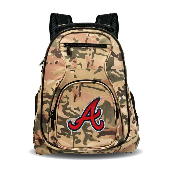 MOJO Atlanta Braves 19" Camo Premium Laptop Backpack