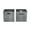 Gray Mix, variant on Household Essentials 6 ct Open Fabric Cube Storage Bins, White Mix
