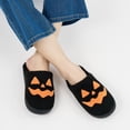 thumbnail image 7 of Ecetana Halloween Slippers for Women Holiday Fluffy Warm Fleece Slippers Indoor Bedroom House Shoes, 7 of 7