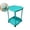 Blue, variant on Side Table with Wheels, End Table Living Room Plastic Mobile Sofa Side Table Small Night Stand for Bedroom