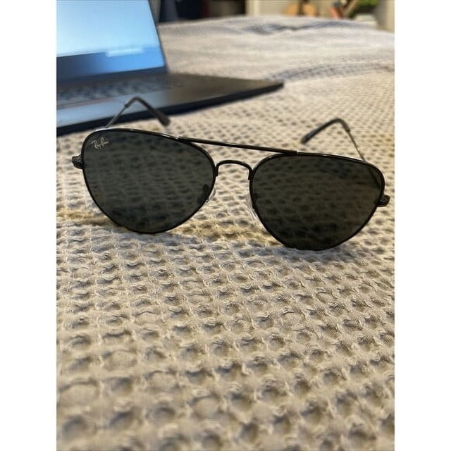 RB-Hip Hop-sunglasses RB3025 Aviator Large Metal Black Sunglasses 58mm 14mm W3277
