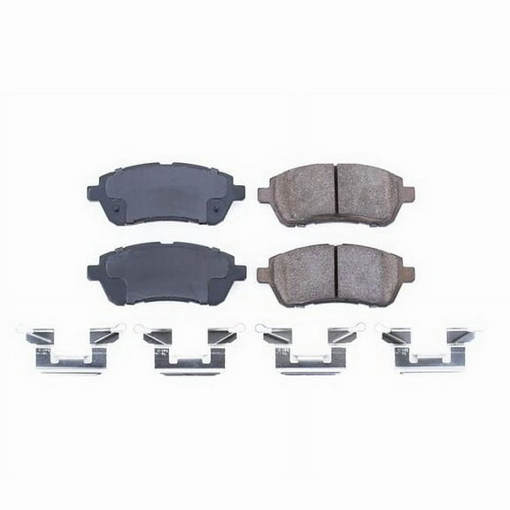 PowerStop 17-1454 Disc Brake Pad Set 11-19 Ford Fiesta (Drum) Disc Brake Pad Set - Front