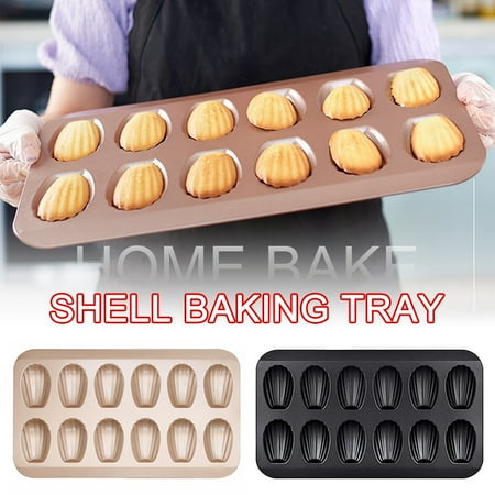 

12Holes Thicken Shell Cookie Mold Biscuits Cake Bakeware Tool for Kitchen Home
