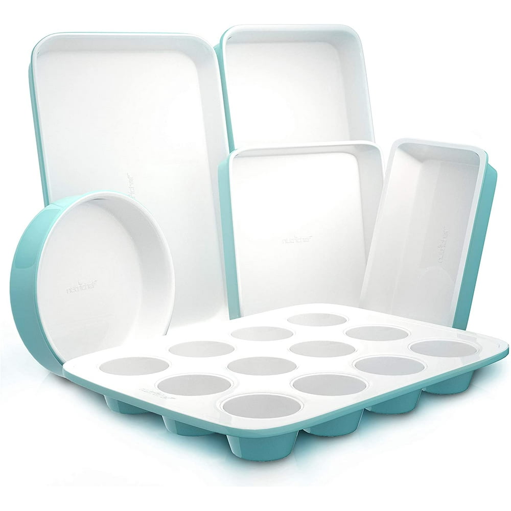 Nutrichef 6Pcs Kitchen Oven Baking Pans NonStick Sheets Set