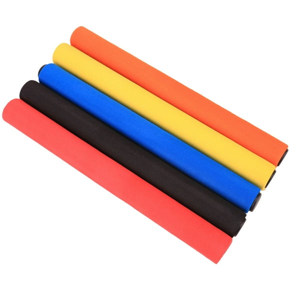 KAKOWELY 5 Pcs Bâtons Souples pour Enfants Bâtons de Transfert Entraînement sur Piste,11.81X"X1.26"X1.26 Pouces