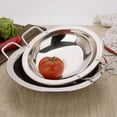 thumbnail image 1 of DEEPCRAFF Kitchen Accessory Stainless Steel Paella Pan for Seafood Hot Pot 1Set, 1 of 8
