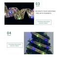 thumbnail image 3 of Moocorvic Ribbon Christmas Tree Lights Decorations, 80Inch Outdoor Christmas Lights Indoor Double Layer Copper Wire Fairy String Lights for Home Wedding (With Battery), 3 of 5