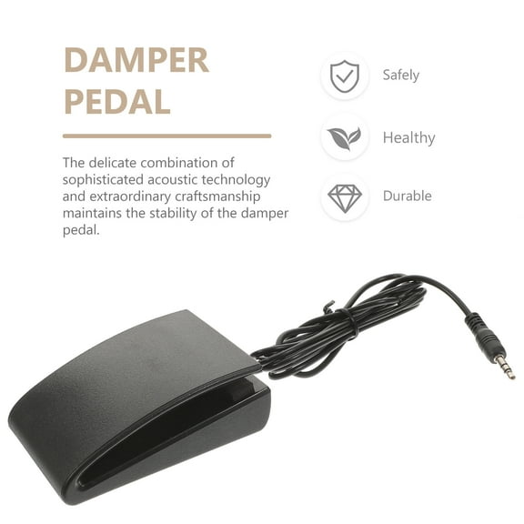 FRCOLOR  Pedals Piano Sustain for Keyboard Realistic Action