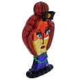 thumbnail image 4 of GlassOfVenice Tête de Picasso en Verre Murano pour Femme avec Cheveux Rouges en Pain, 4 of 4