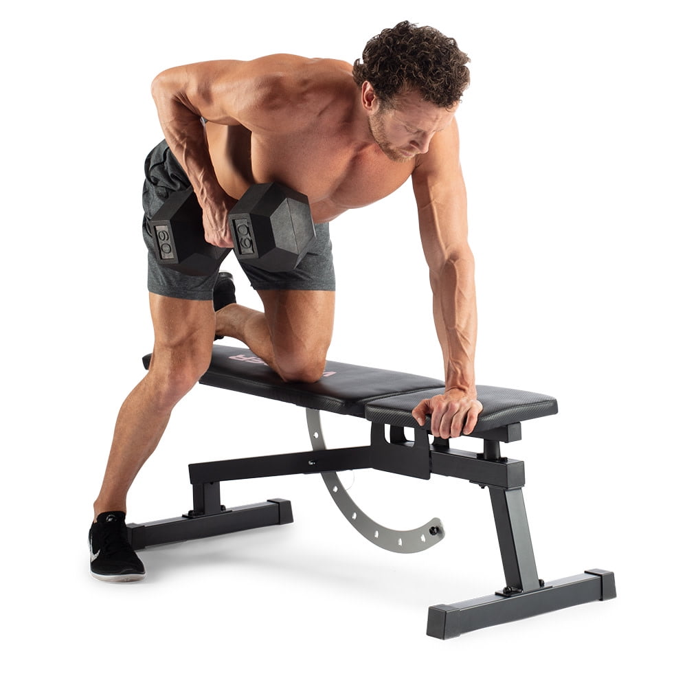 Weider legacy adjustable workout bench with 16 positions and included exercise chart sale