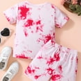 thumbnail image 6 of Toddler Boys Tie Dye Outfits Short Sleeved Tshirt and Shorts Set Cotton Sports Tracksuit, 6 of 6