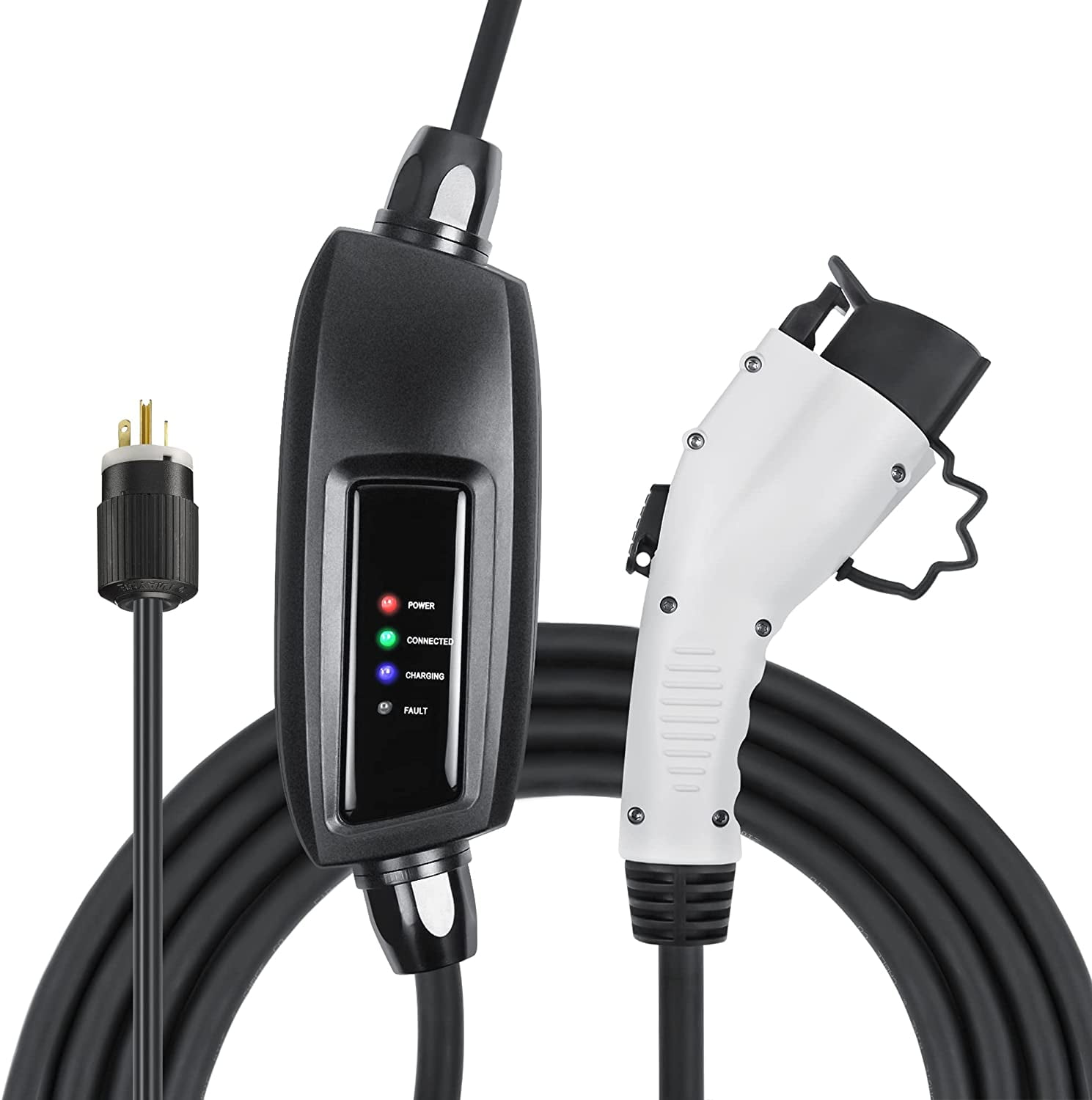 Quick Charge Power J-Plug J1772 EVSE Cable 25ft 40 Amp 