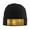 Black, variant on Gold Pattern Winter Beanie Hats for Men Women Warm Cozy Knitted Cuffed Skull Cap Blue