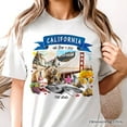 thumbnail image 2 of Artistic California State Themes and Landmarks T-Shirt, Tee for History and Travel Lovers, 2 of 6
