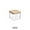 Clear-M, variant on XYRSRUW Bamboo Sealed Container, Eco-Friendly Plastic Storage Jar for Grains, Transparent Food Storage Tank for Various Essentials, Durable Kitchen Airtight Jar for Dry Goods(L)