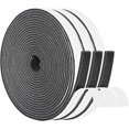 thumbnail image 1 of Door Seal, Window Seal Insulation, Anti-Cold Front Door Seal, 3 Rolls x 15 mm(W) x 5 mm(H) x 15 m(L), Black and White (Each 5 m), 1 of 5