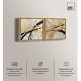 thumbnail image 2 of Glamorous Gold Glam Set Canvas Boho Wall Decor by Art Remedy, Gold Frame, 30 x 30, 2 of 6