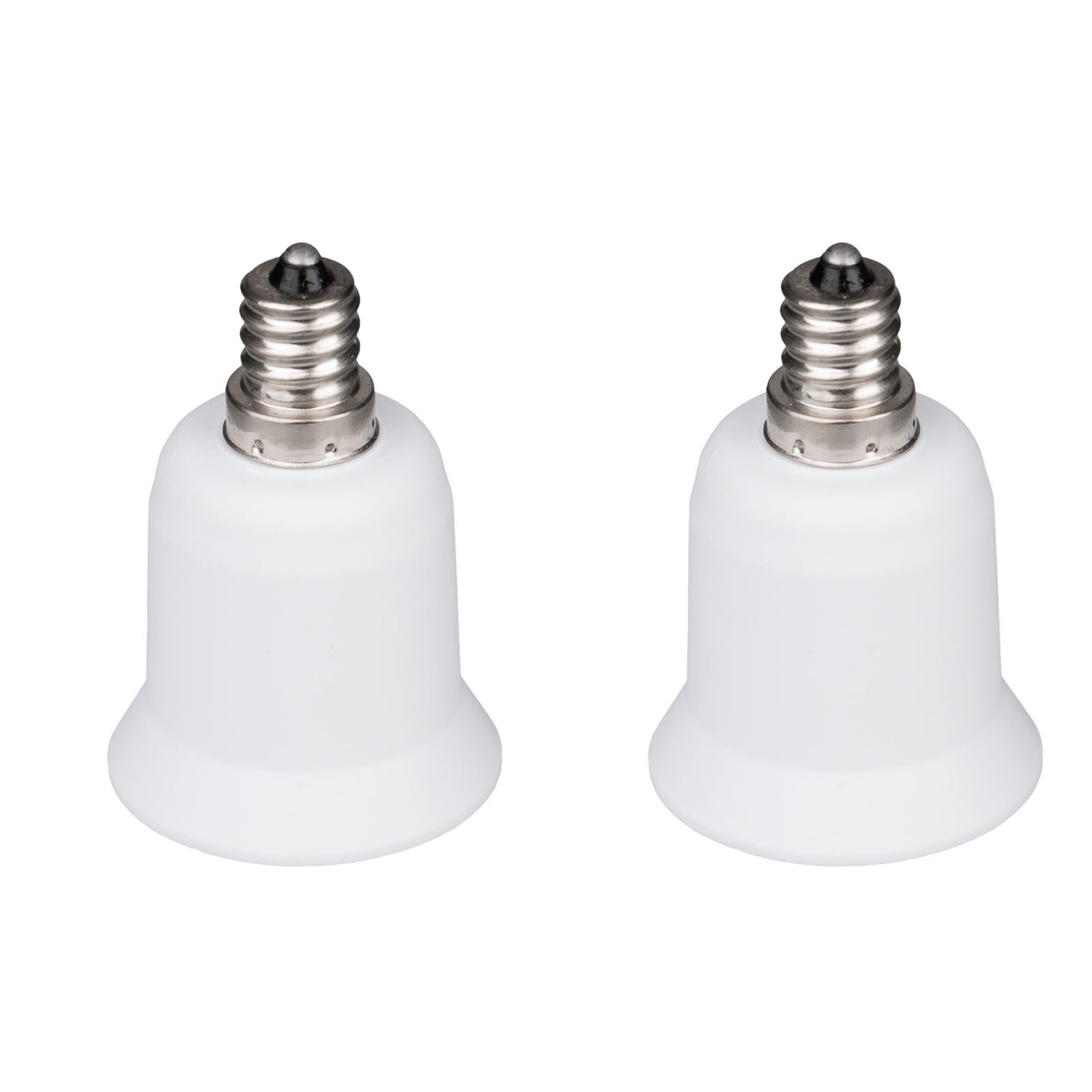 2pack Screw E12 to E26 Adapter Chandelier Light Socket E12 to Medium