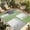 Green Gray White, variant on Sage Green Grey Outdoor Rug for Patio/Deck/Porch, Non-Slip Large Area Rug 5 x 7 Ft, Oil Painted Geometric Modern Abstract Indoor Outdoor Rugs Washable Area Rugs, Reversible Camping Rug Carpet Runner