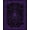 Purple,  Pattern 1, variant on ODIKA 4'x6' Machine Washable Non-Slip Area Rug, Gothic Floral Accent Dark Romantic Design High Traffic Rug, Purple, 269987