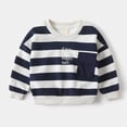 thumbnail image 2 of 3-4 Years Toddler Boys Thickened Long Sleeve Sweatshirt Fall Winter Clothes Fleece Lined Basic Clothes Top 18 24 Months 2t 3t 4t 5t 6t Toddler Baby, 2 of 6