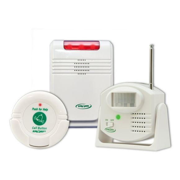 Smart Caregiver Cordless Motion Sensor and Nurse Call System for Fall Prevention- Know When They Need Help or are Getting up!