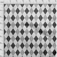 thumbnail image 4 of oneOone Cotton Flex Dark Gray Fabric Check Argyle Sewing Craft Projects Fabric Prints By Yard 40 Inch Wide, 4 of 4
