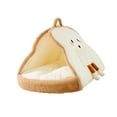 thumbnail image 2 of Cojín para Casa de Gatos Yuyangstore Cama Tostada Autocalentable Beige M, 2 of 8